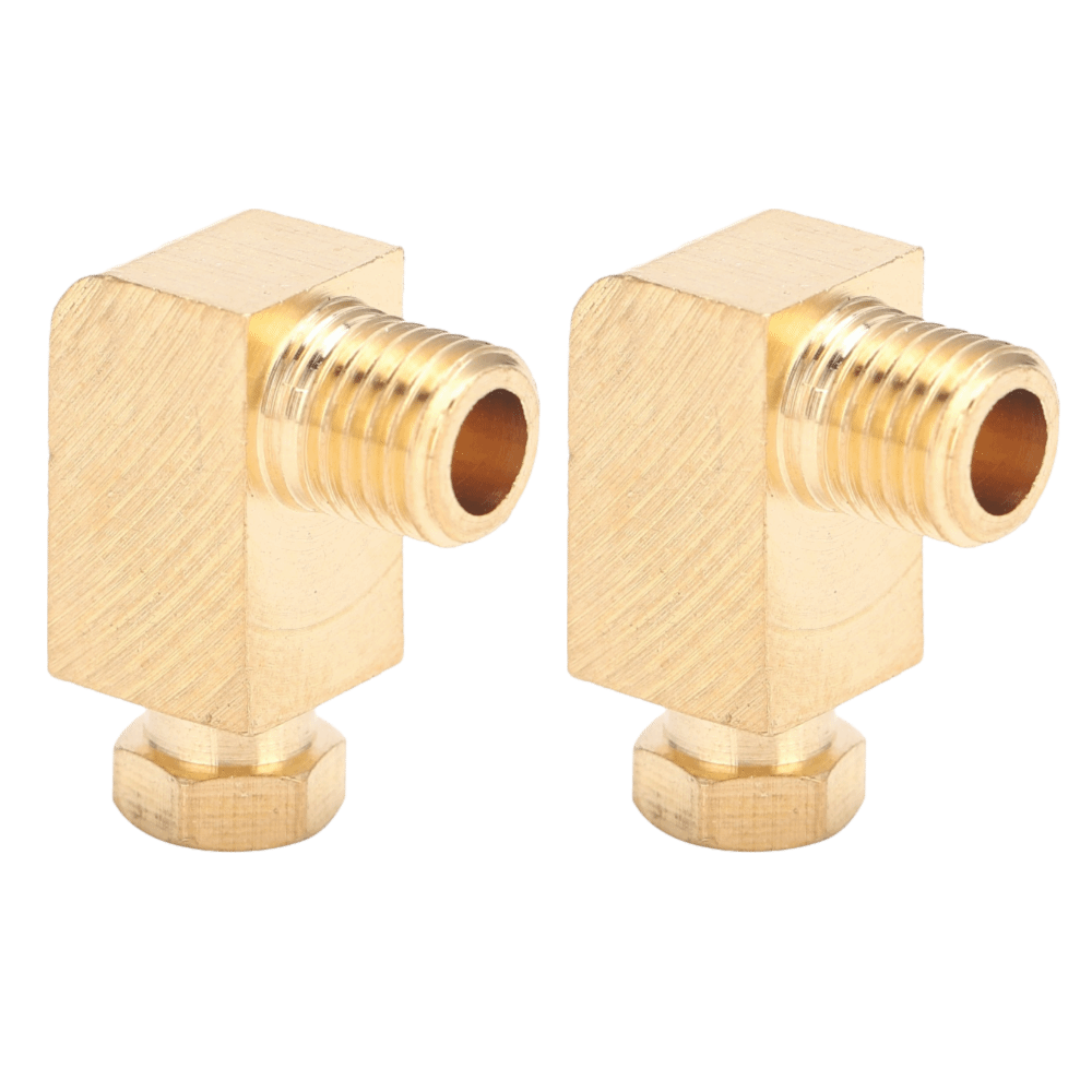 Compression Fitting Brass - 2pcs Brass Material 90 Degree Elbow