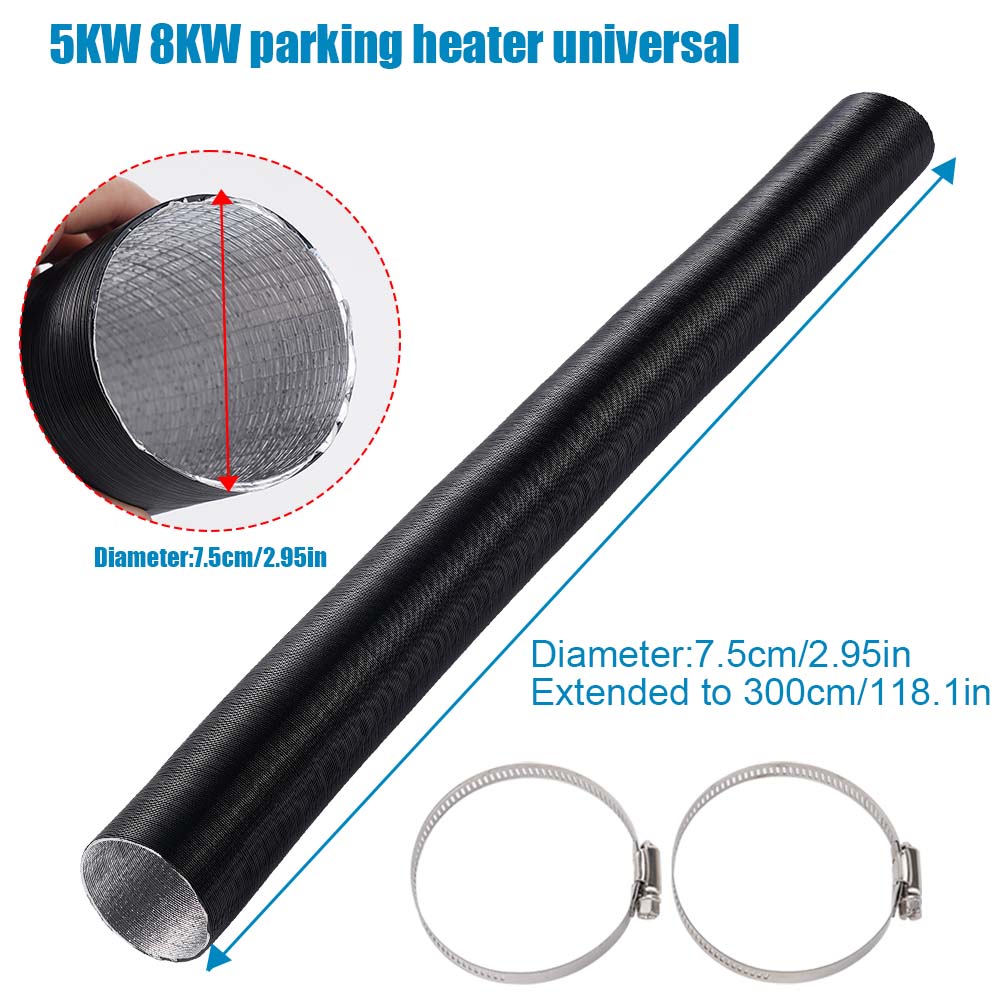 75mm Air Diesel Parking Heater - Flexible Hose Braided 리뷰 및 가격