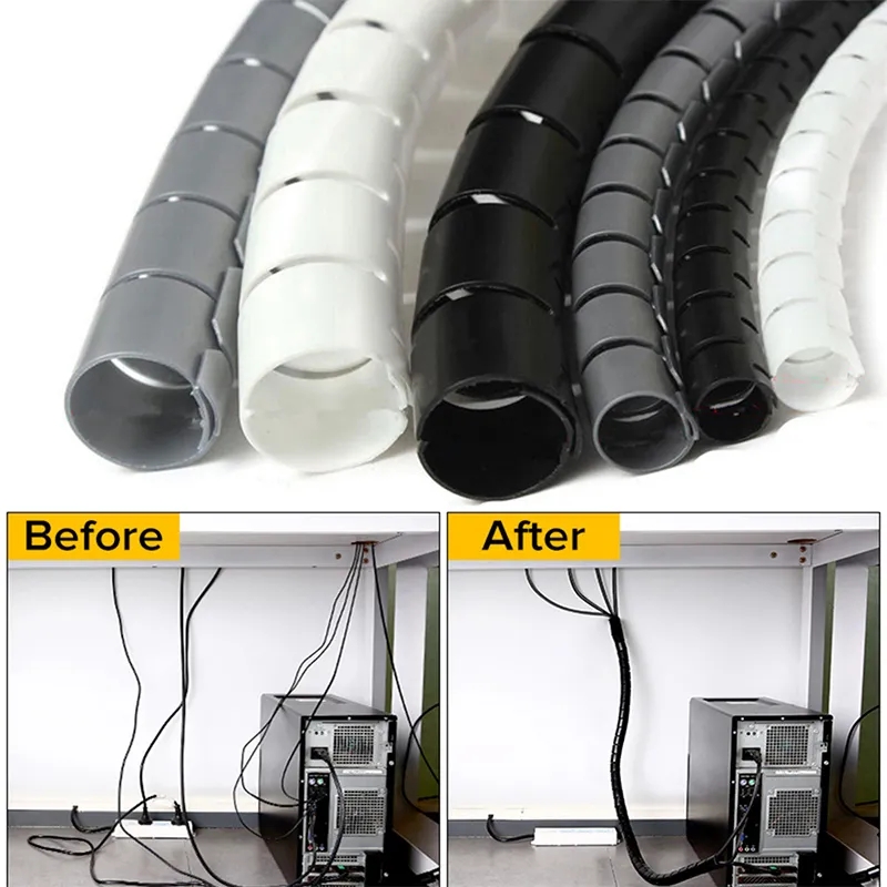 1/2M Flexible Spiral Cable Org - Plastic Pipe Clip 리뷰 및 가격