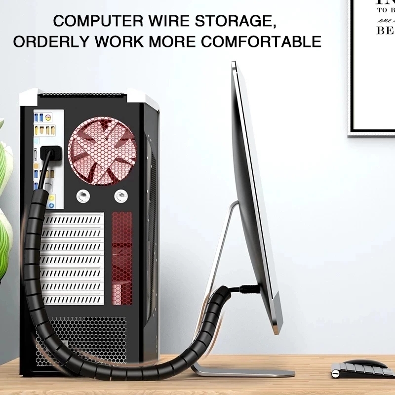 1/2M Flexible Spiral Cable Org - Plastic Pipe Clip 리뷰 및 가격