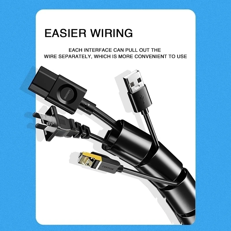 1/2M Flexible Spiral Cable Org - Plastic Pipe Clip 리뷰 및 가격