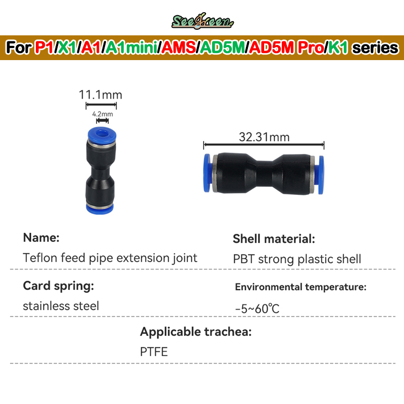 1/2/3pcs 3D Printer PTFE Pneum - Ptfe Tape Thread 리뷰 및 가격