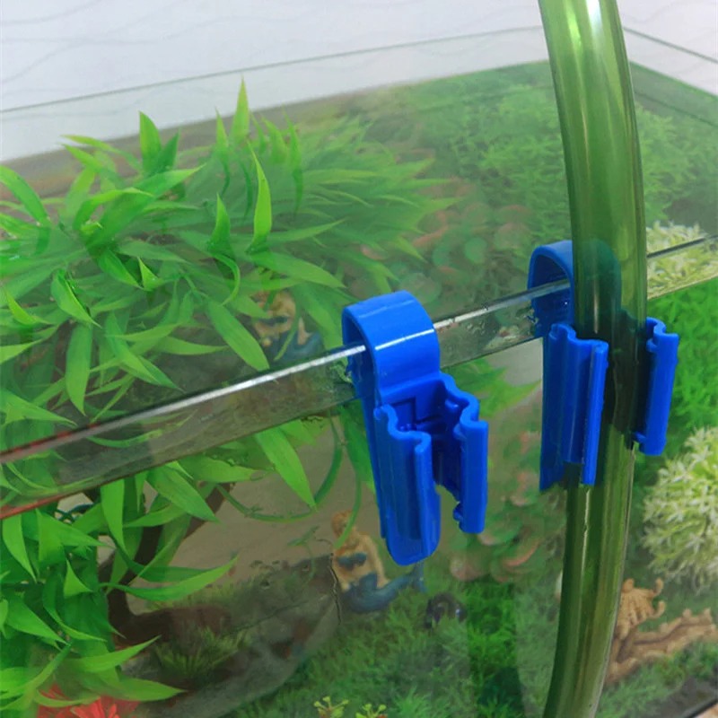 Aquarium Hose Clip 2PC, Adjust - Plastic Pipe Clip 리뷰 및 가격