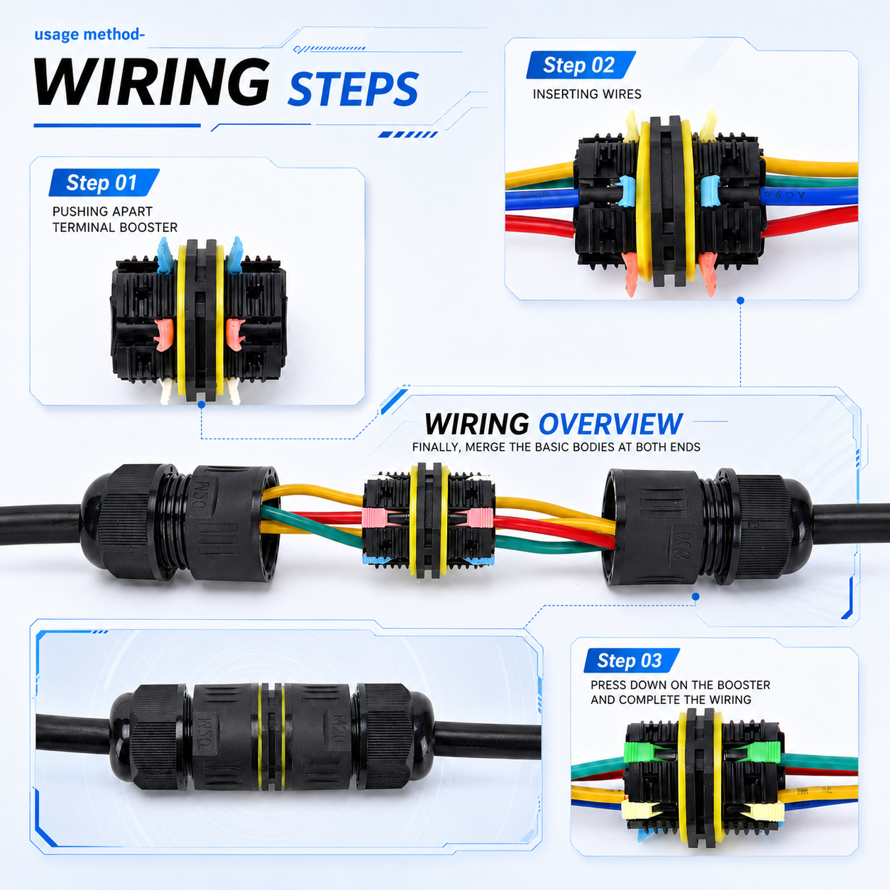 5PCS IP68 Waterproof Quick Wir - Push Fit Connector 리뷰 및 가격