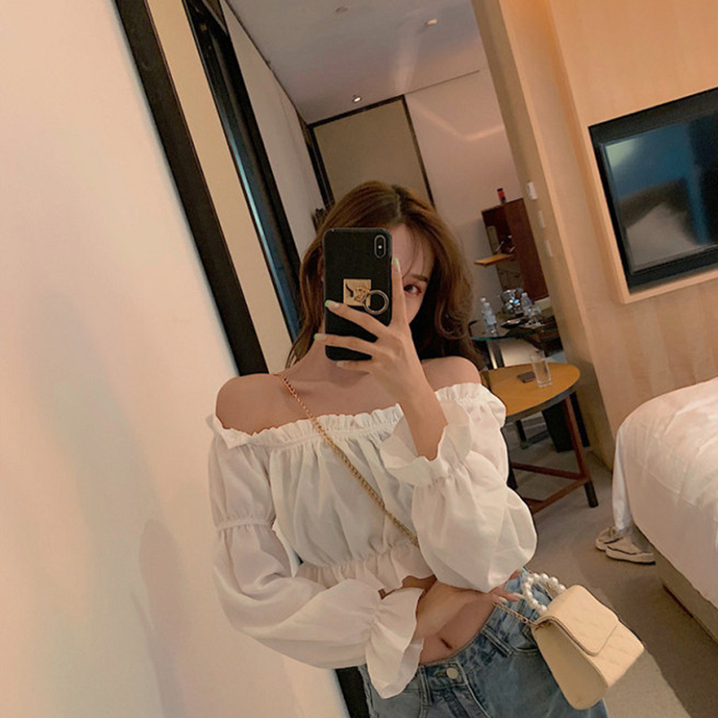 Women Top Sexy Blouse Off Shou - Pipe Bending Spring 리뷰 및 가격