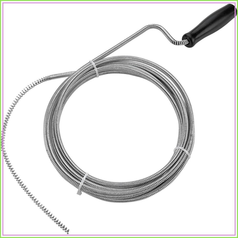 10 ft Metal Plumbers Snake for - Drain Snake Flexible 리뷰 및 가격
