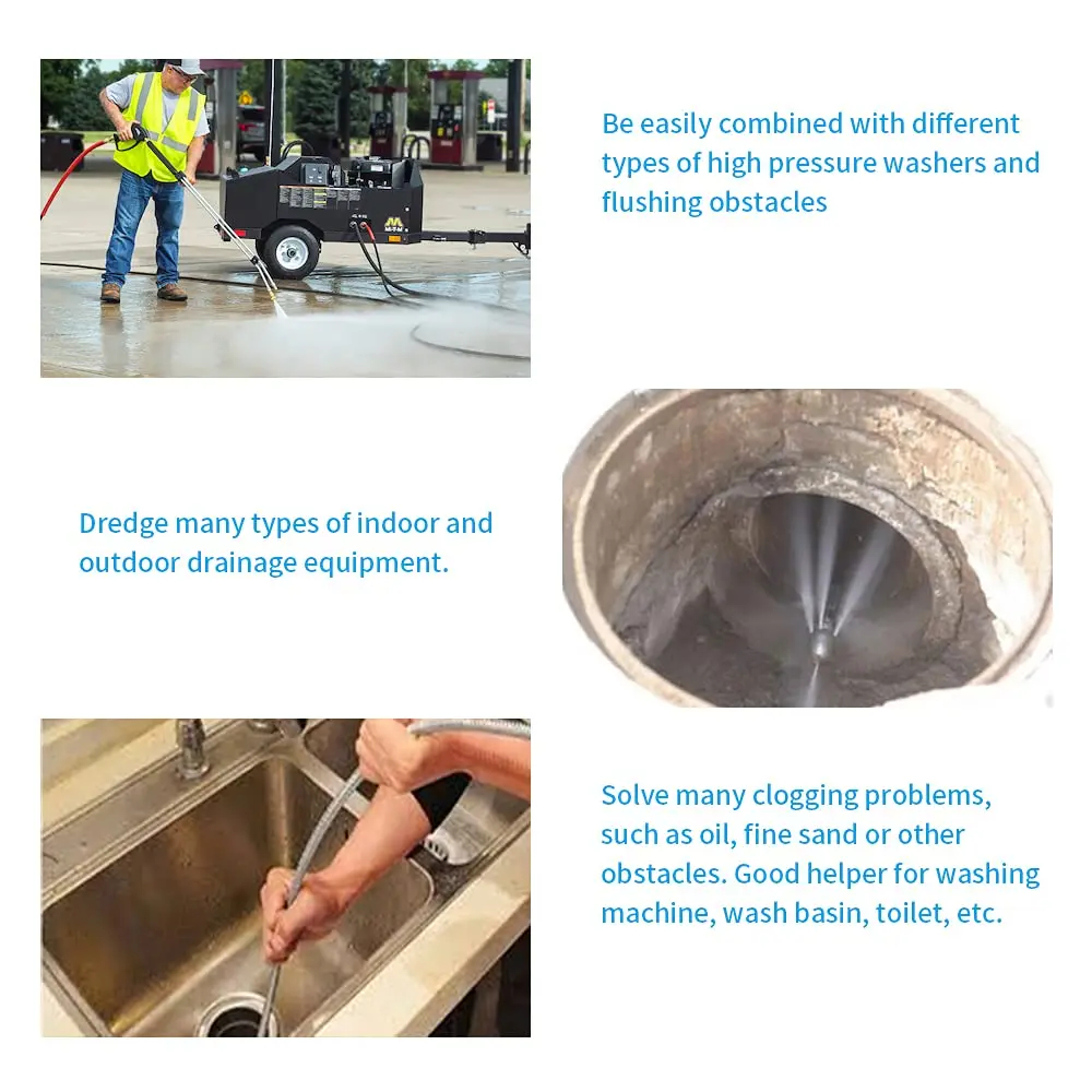 Water Jet High Pressure Spraye - Drain Pipe Clip 리뷰 및 가격