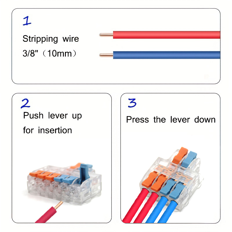 10/50pcs Quick Wire Connector  - Push Fit Connector 리뷰 및 가격