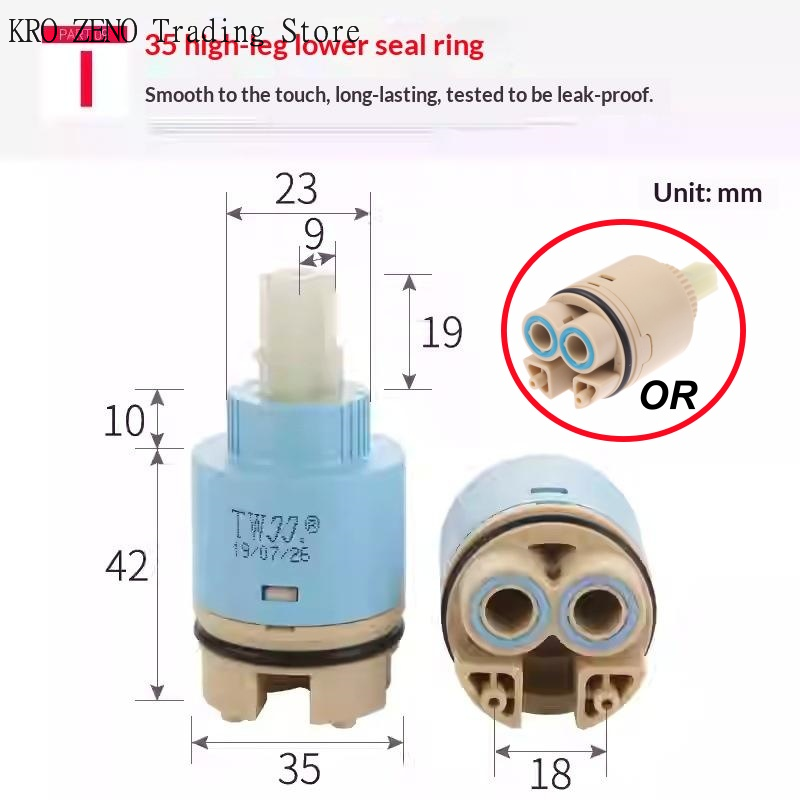 1Pcs Plastic Ceramic Cartridge - Basin Mixer Cartridge 리뷰 및 가격