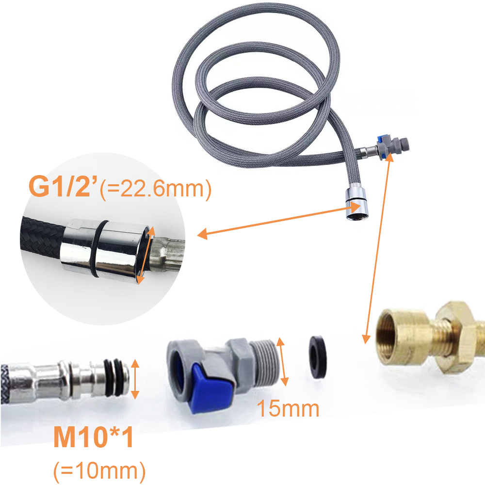 Kitchen Faucet Hose Replacemen - Flexible Hose Braided 리뷰 및 가격