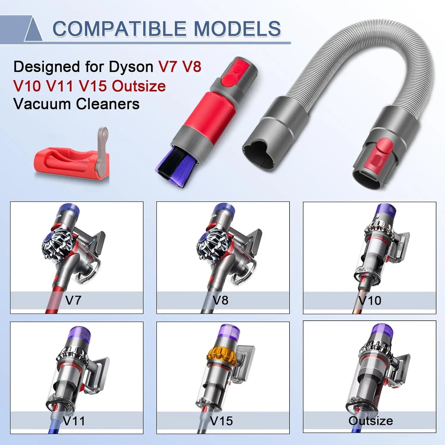 For Dyson V7 V8 V10 V11 V15 Va - Flexible Hose Braided 리뷰 및 가격