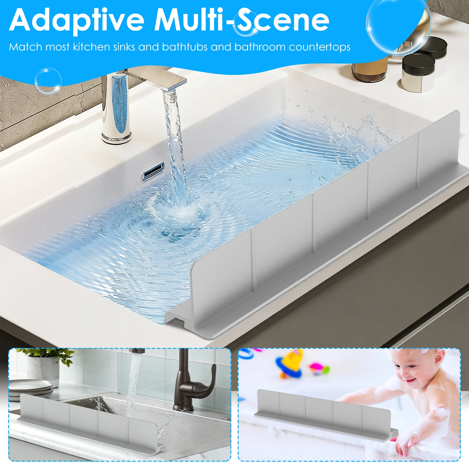 Silicone Sink Splash Guard Kit - Silicone Tap Washer 리뷰 및 가격