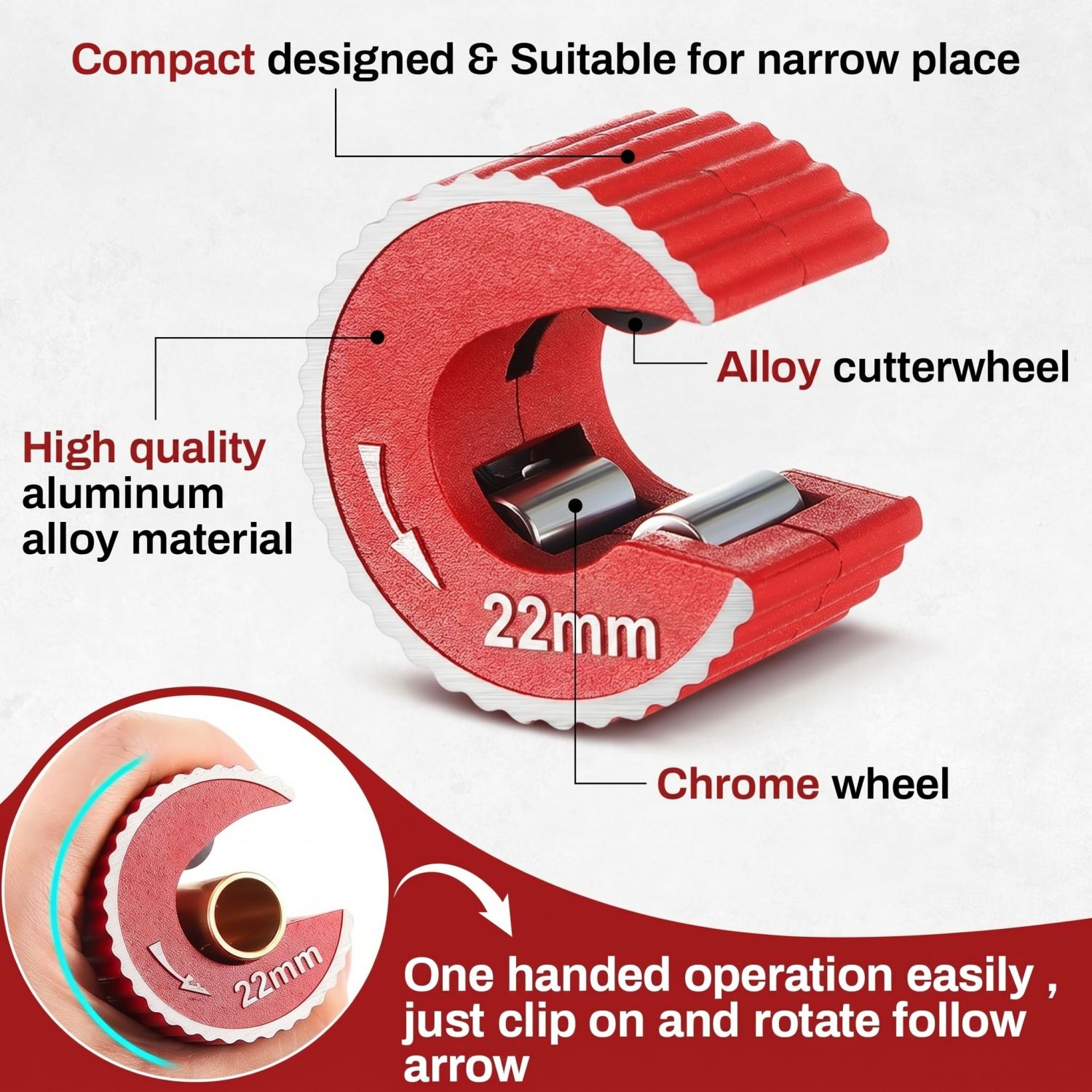 Copper Tubing Cutter Set 3 PCS - Pipe Cutter Ratchet 리뷰 및 가격