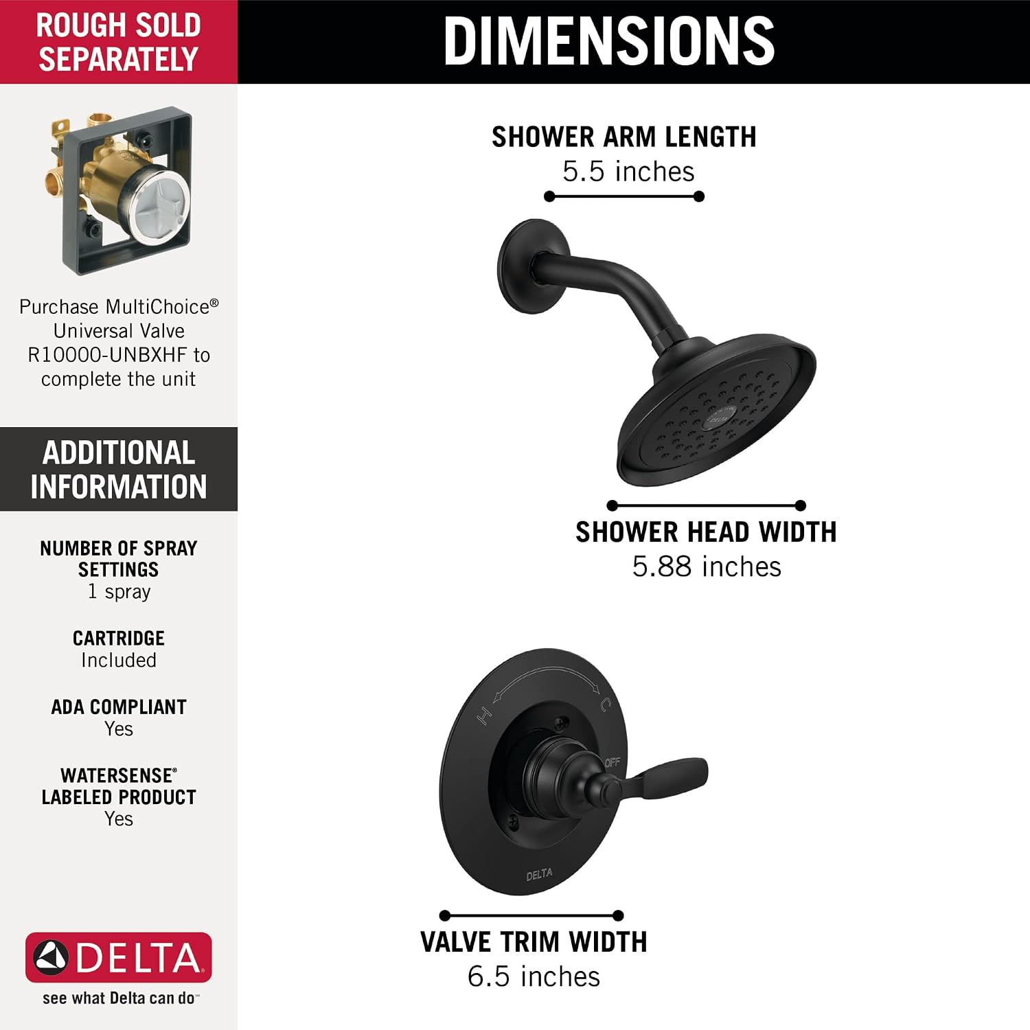 Matte Black Shower Faucet Trim - Shower Valve Cartridge 리뷰 및 가격