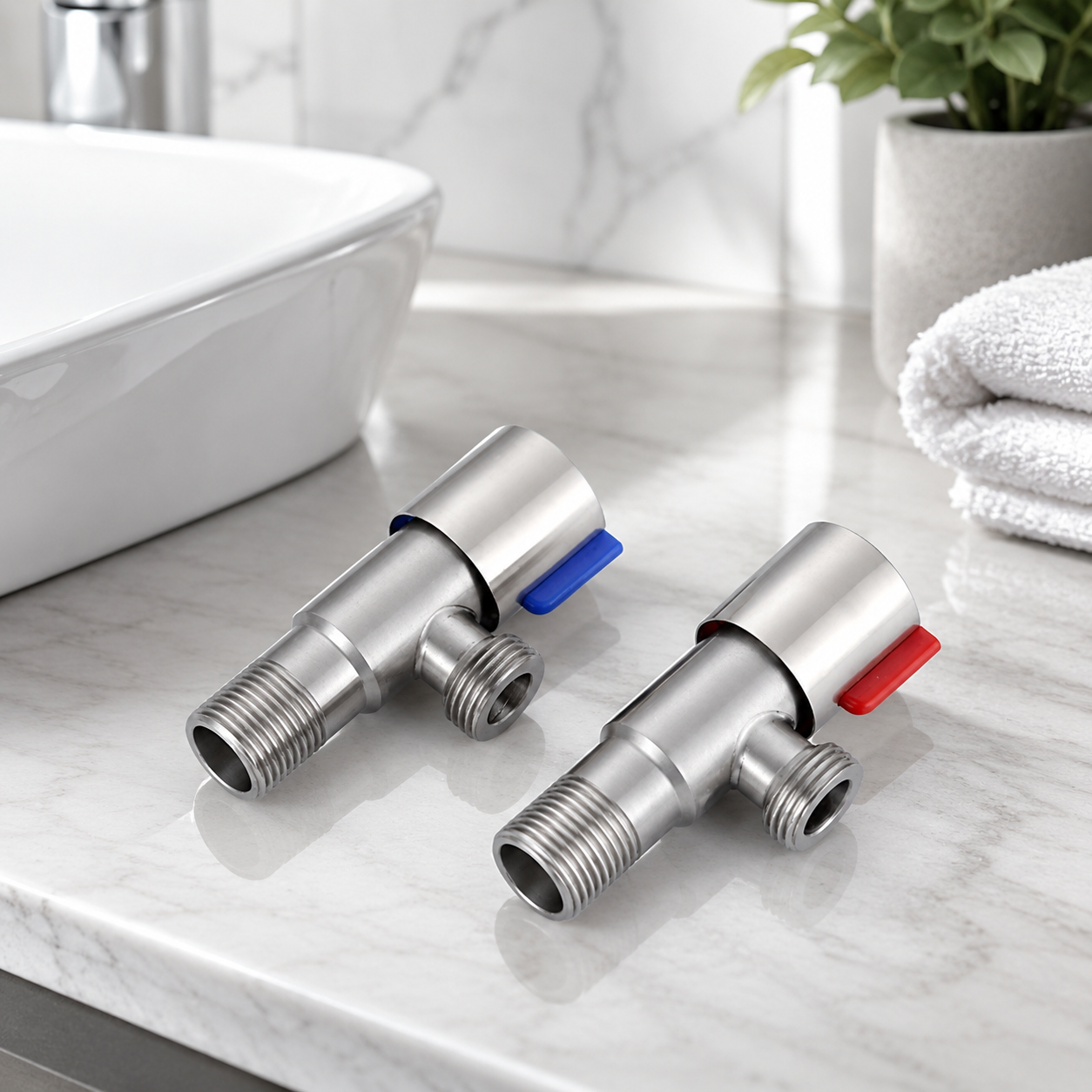 Stainless Steel Hot Cold Inlet - Toilet Fill Valve 리뷰 및 가격