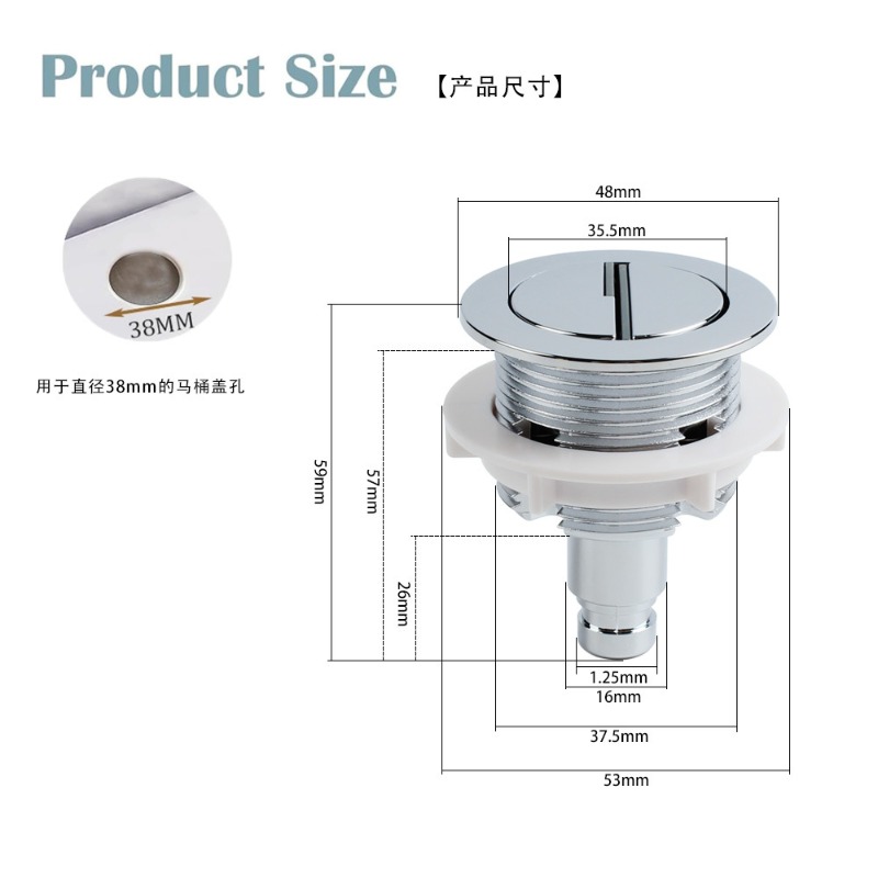 Cable Controlled Dual Flush Va - Toilet Fill Valve 리뷰 및 가격