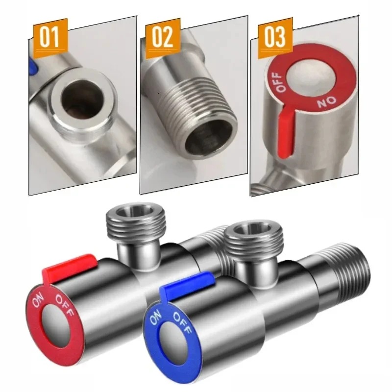 Stainless Steel Hot Cold Inlet - Toilet Fill Valve 리뷰 및 가격